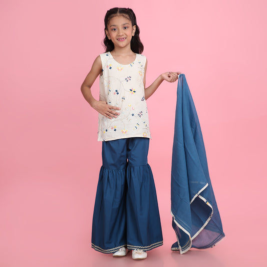 Bluebell Charm Kurti Set