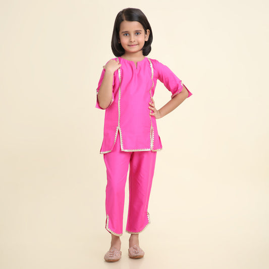 Fuchsia Flair Kurti Set