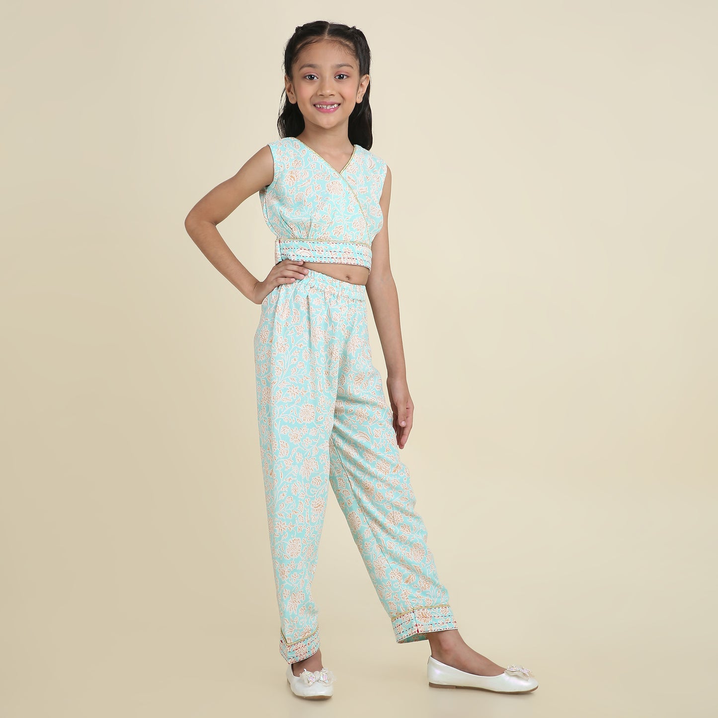 Golden Petals Co-ord