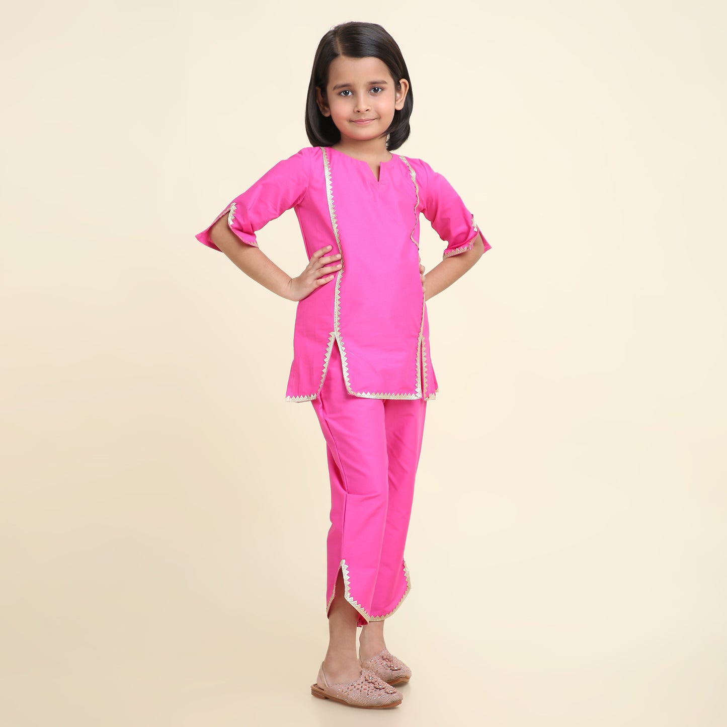 Fuchsia Flair Kurti Set