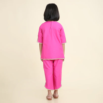 Fuchsia Flair Kurti Set