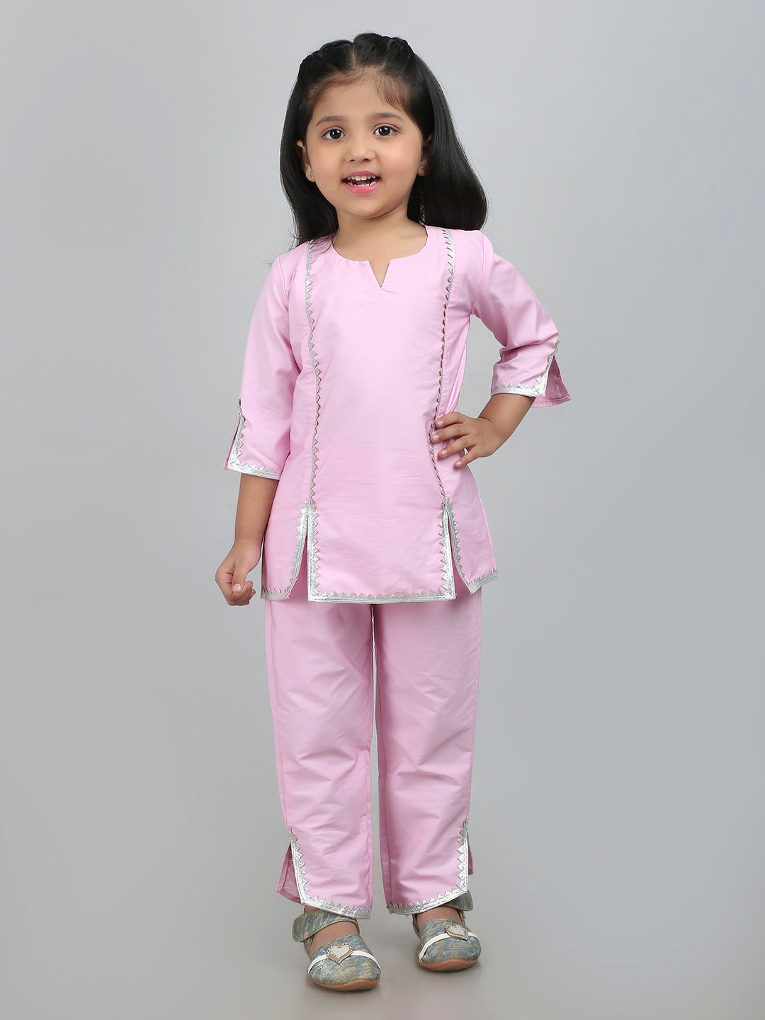 Pink Flair Kurti Set