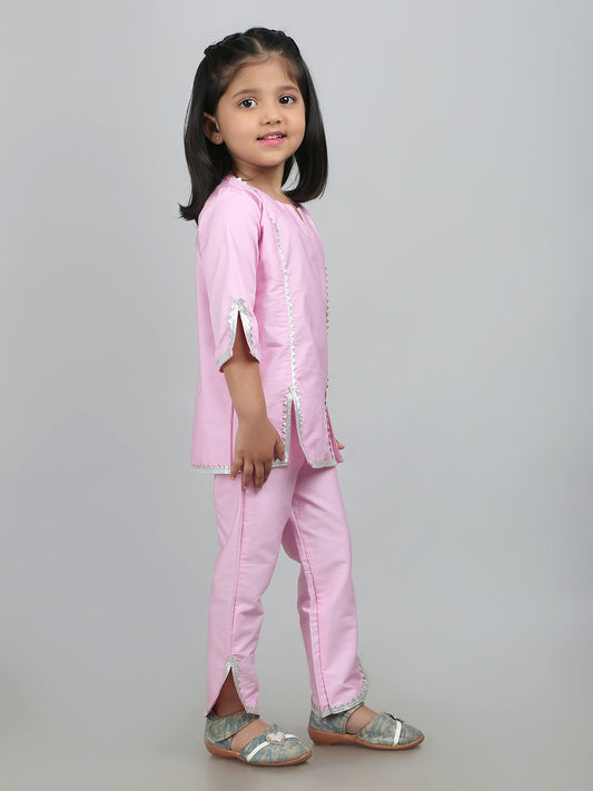 Pink Flair Kurti Set