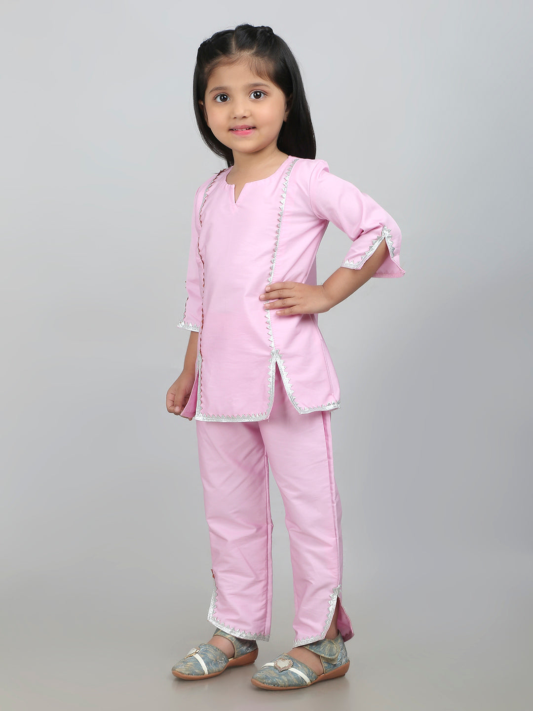 Pink Flair Kurti Set