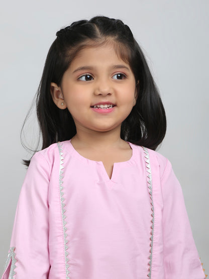 Pink Flair Kurti Set