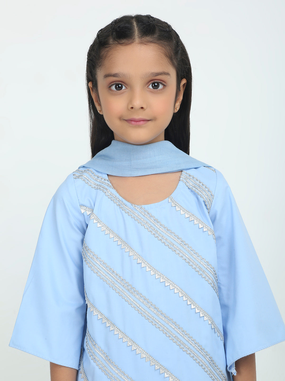 Sky Pearl Kurti Set