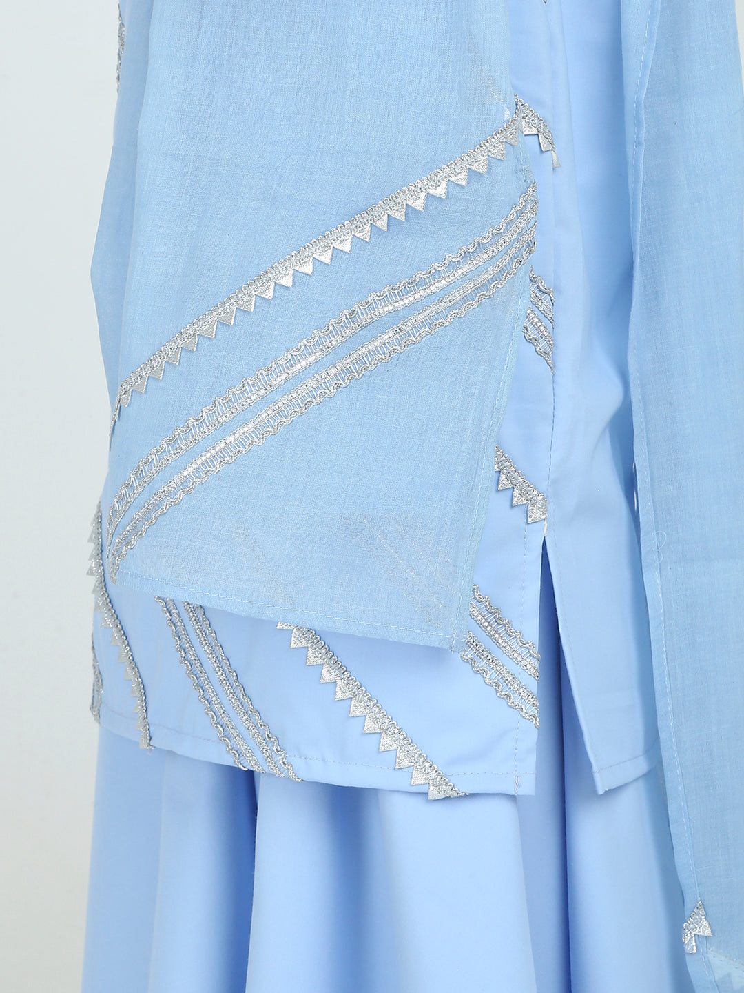 Sky Pearl Kurti Set